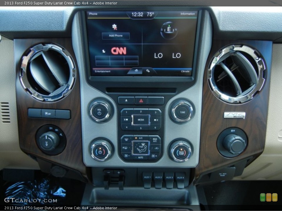 Adobe Interior Controls for the 2013 Ford F250 Super Duty Lariat Crew Cab 4x4 #81352225