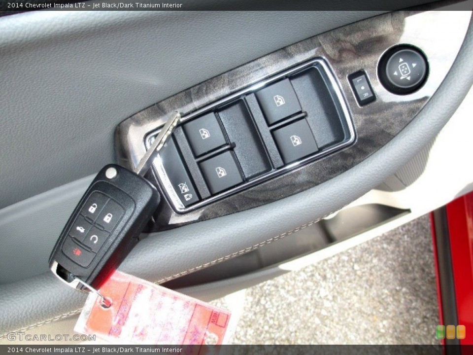 Jet Black/Dark Titanium Interior Controls for the 2014 Chevrolet Impala LTZ #81352419