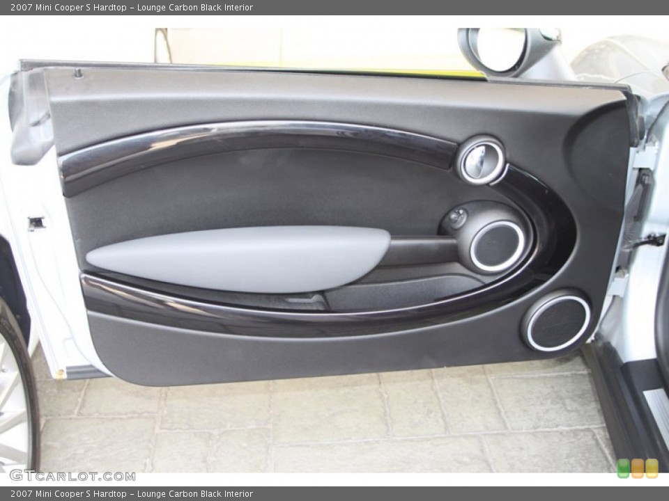 Lounge Carbon Black Interior Door Panel for the 2007 Mini Cooper S Hardtop #81352966