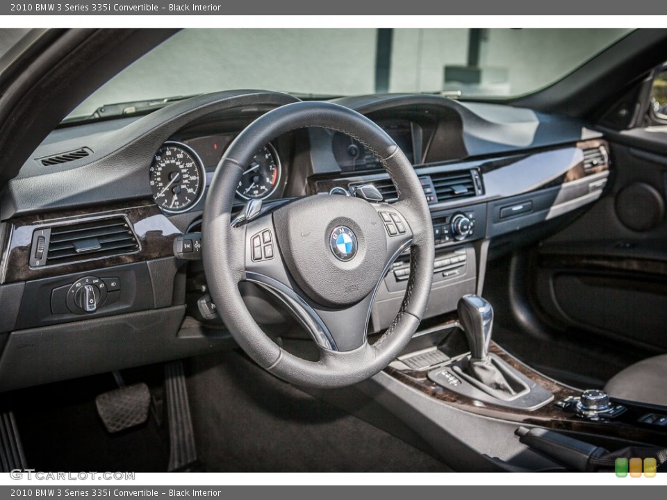 Black Interior Dashboard for the 2010 BMW 3 Series 335i Convertible #81353067