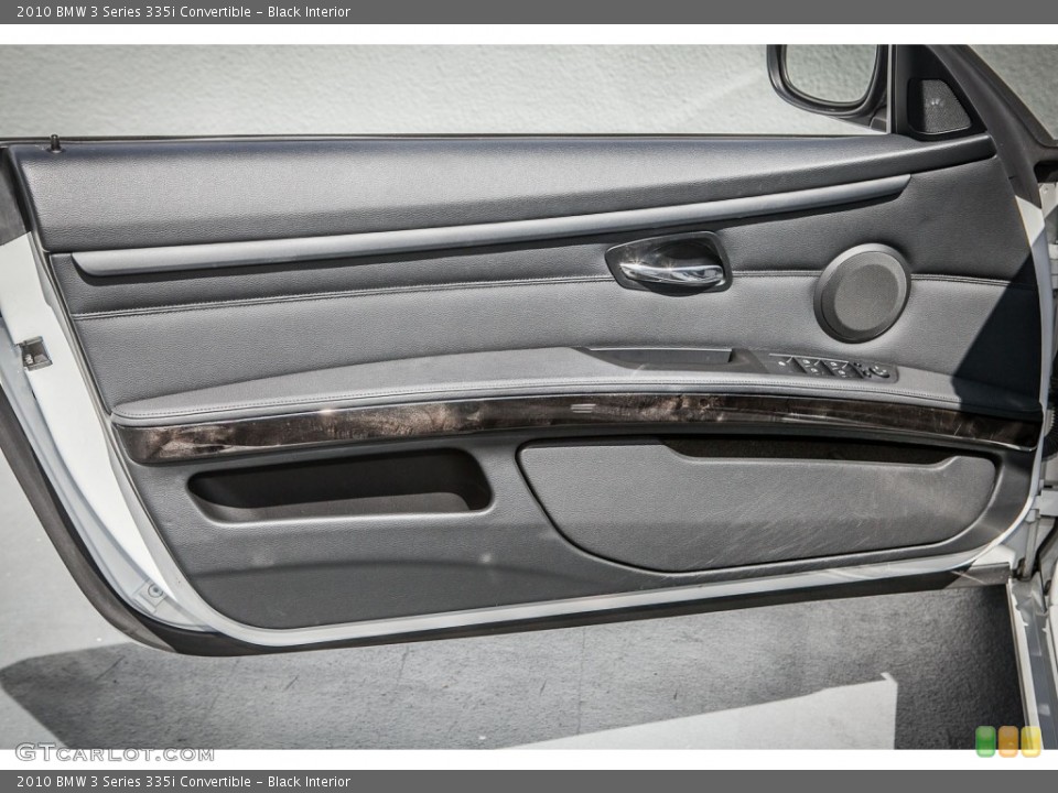 Black Interior Door Panel for the 2010 BMW 3 Series 335i Convertible #81353097