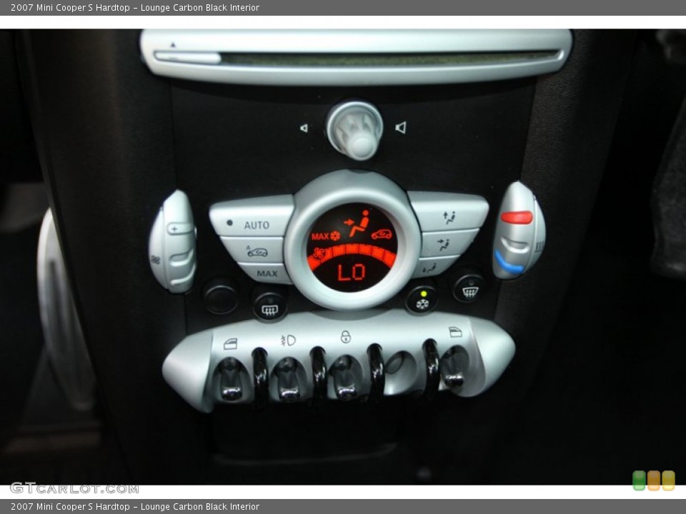 Lounge Carbon Black Interior Controls for the 2007 Mini Cooper S Hardtop #81353136