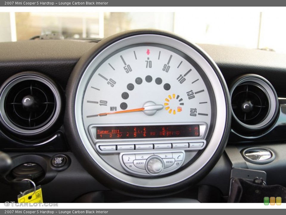 Lounge Carbon Black Interior Gauges for the 2007 Mini Cooper S Hardtop #81353175