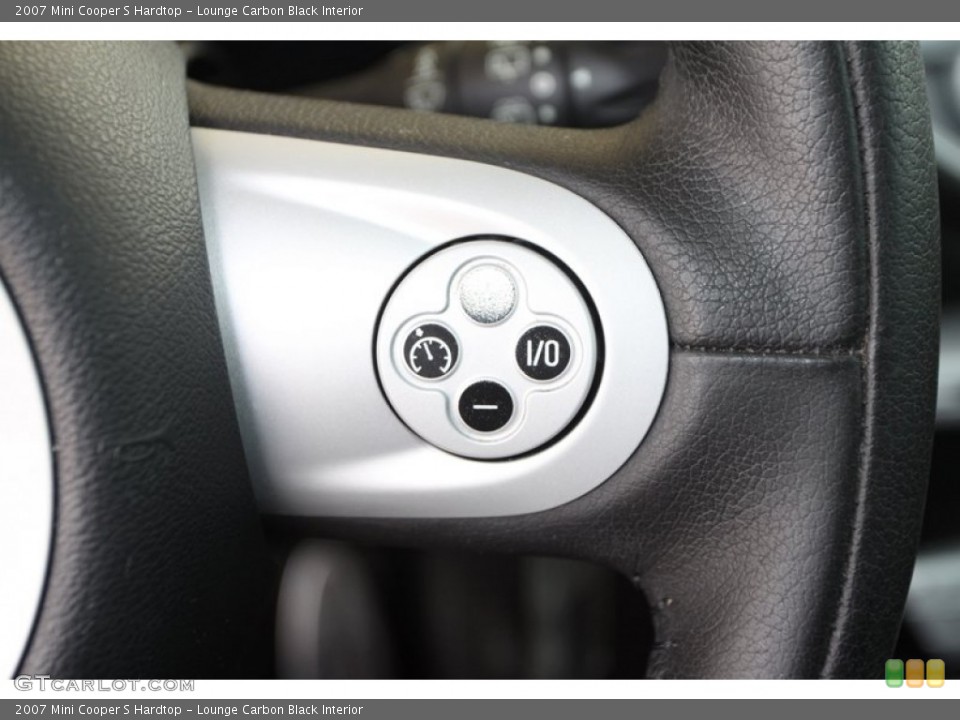 Lounge Carbon Black Interior Controls for the 2007 Mini Cooper S Hardtop #81353199
