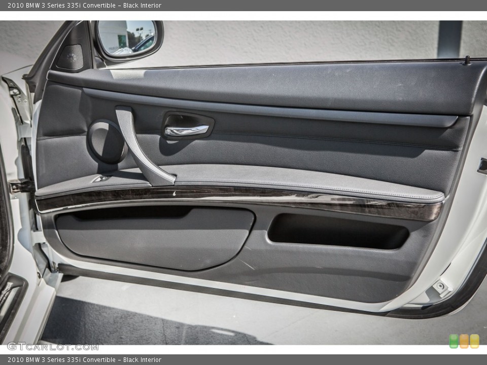 Black Interior Door Panel for the 2010 BMW 3 Series 335i Convertible #81353253