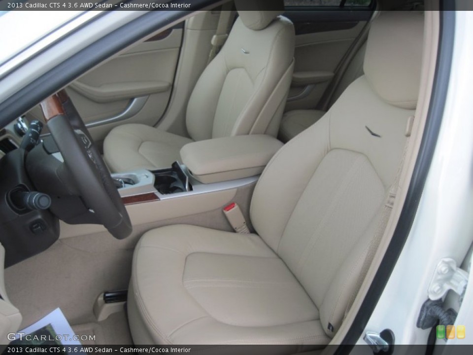 Cashmere/Cocoa Interior Front Seat for the 2013 Cadillac CTS 4 3.6 AWD Sedan #81353283