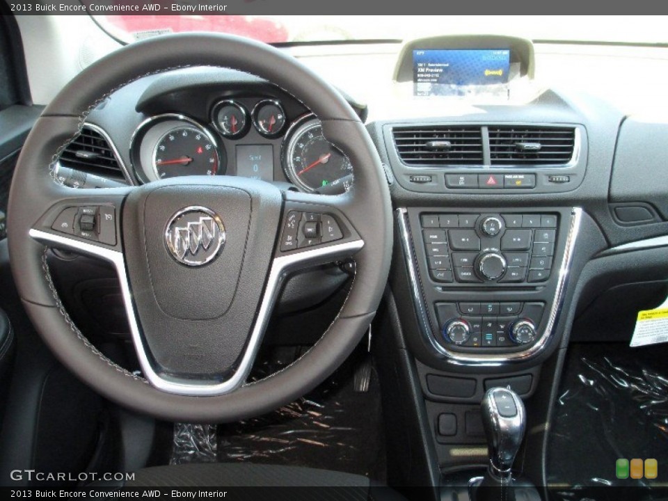 Ebony Interior Dashboard for the 2013 Buick Encore Convenience AWD #81353326