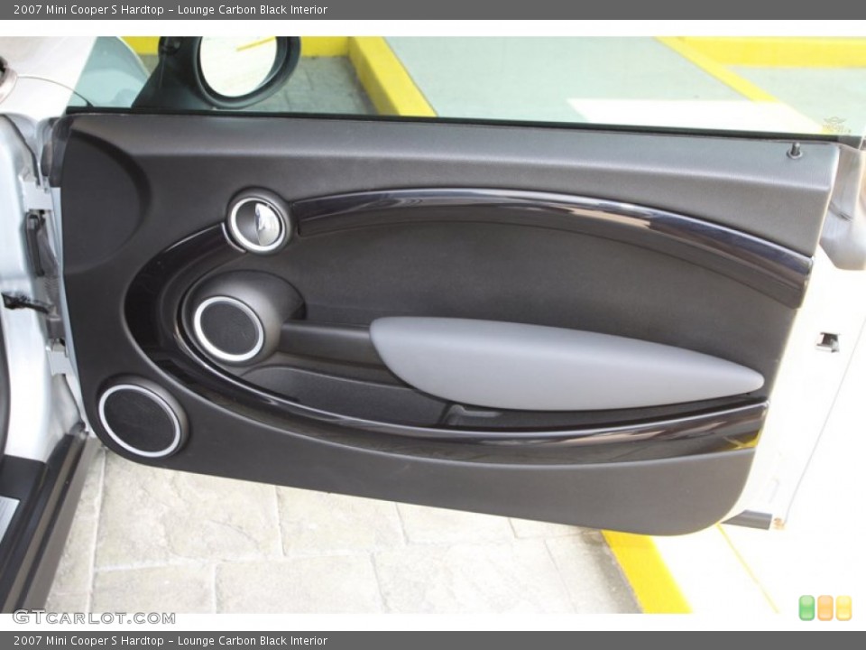 Lounge Carbon Black Interior Door Panel for the 2007 Mini Cooper S Hardtop #81353340