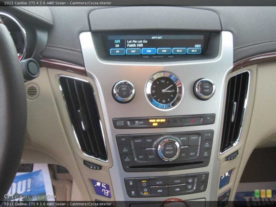 Cashmere/Cocoa Interior Controls for the 2013 Cadillac CTS 4 3.6 AWD Sedan #81353374