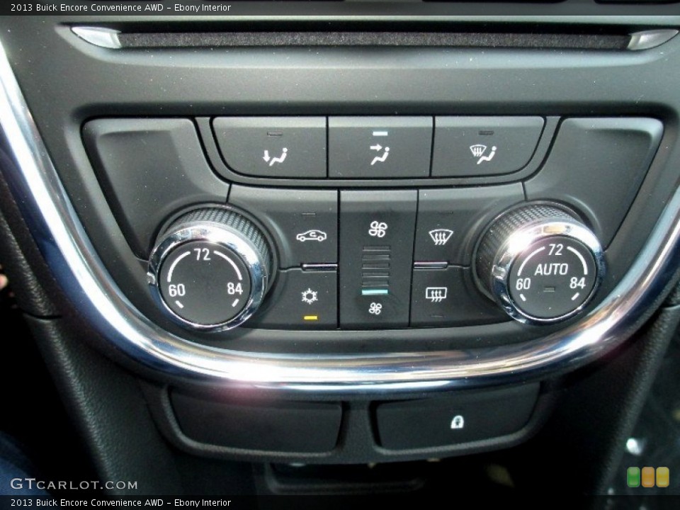 Ebony Interior Controls for the 2013 Buick Encore Convenience AWD #81353718