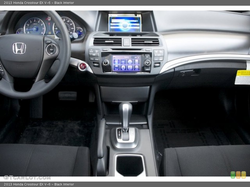Black Interior Dashboard for the 2013 Honda Crosstour EX V-6 #81353988
