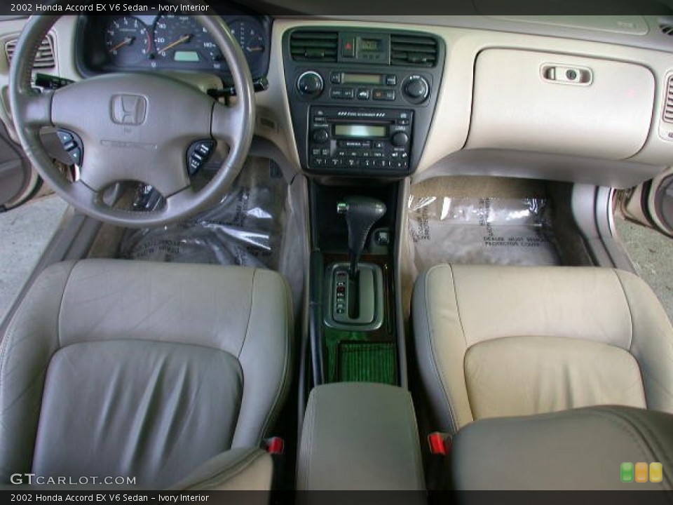 Ivory Interior Dashboard for the 2002 Honda Accord EX V6 Sedan #81355350