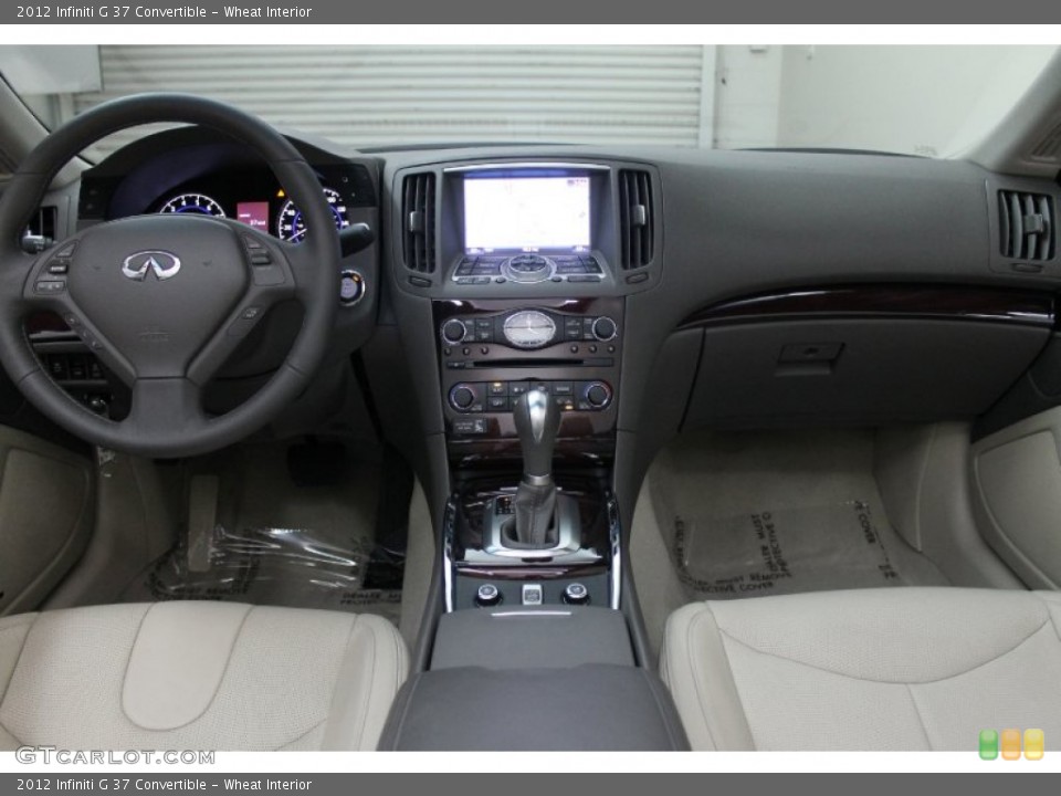 Wheat Interior Dashboard for the 2012 Infiniti G 37 Convertible #81356103