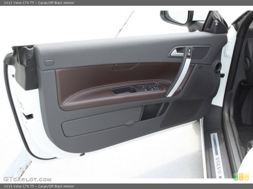 Cacao/Off Black Interior Door Panel for the 2013 Volvo C70 T5 #81356131