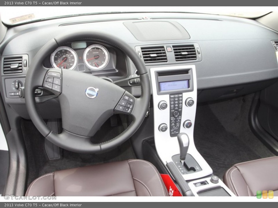 Cacao/Off Black Interior Dashboard for the 2013 Volvo C70 T5 #81356259