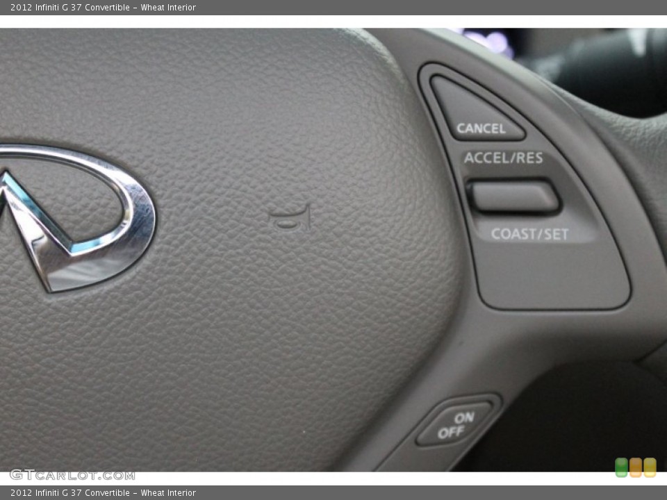 Wheat Interior Controls for the 2012 Infiniti G 37 Convertible #81356277