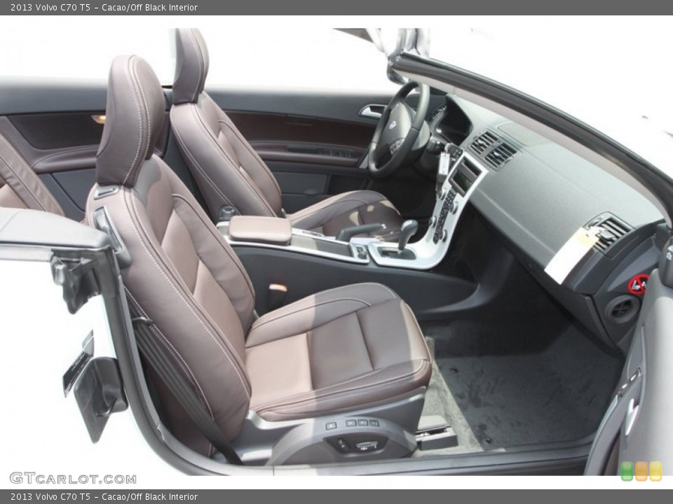 Cacao/Off Black Interior Front Seat for the 2013 Volvo C70 T5 #81356391