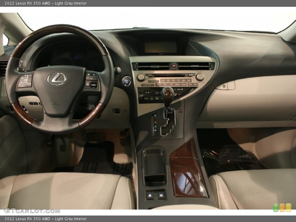 Light Gray Interior Dashboard for the 2012 Lexus RX 350 AWD #81356482
