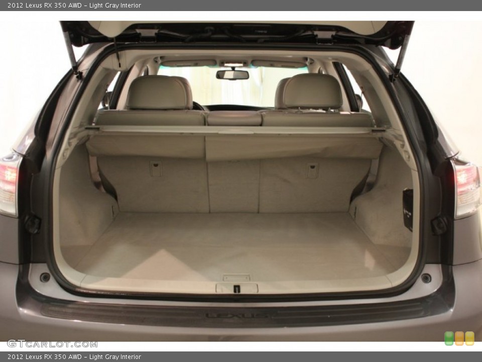 Light Gray Interior Trunk for the 2012 Lexus RX 350 AWD #81356496