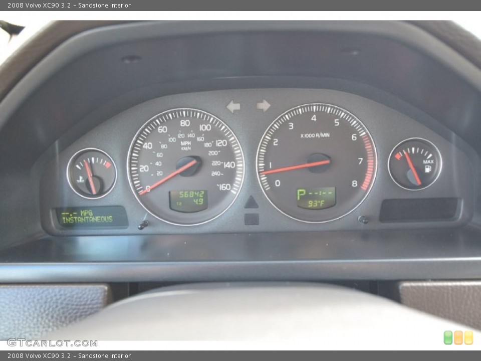 Sandstone Interior Gauges for the 2008 Volvo XC90 3.2 #81356571