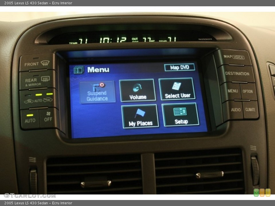 Ecru Interior Controls for the 2005 Lexus LS 430 Sedan #81356943