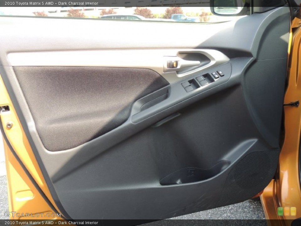 Dark Charcoal Interior Door Panel for the 2010 Toyota Matrix S AWD #81357270