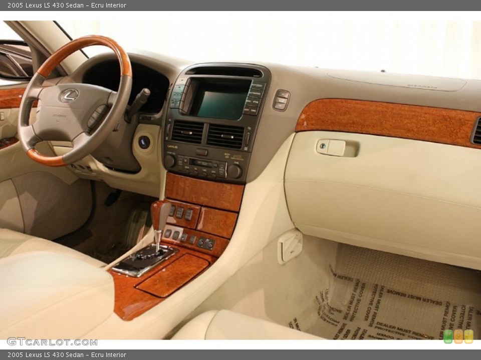 Ecru Interior Dashboard for the 2005 Lexus LS 430 Sedan #81357329