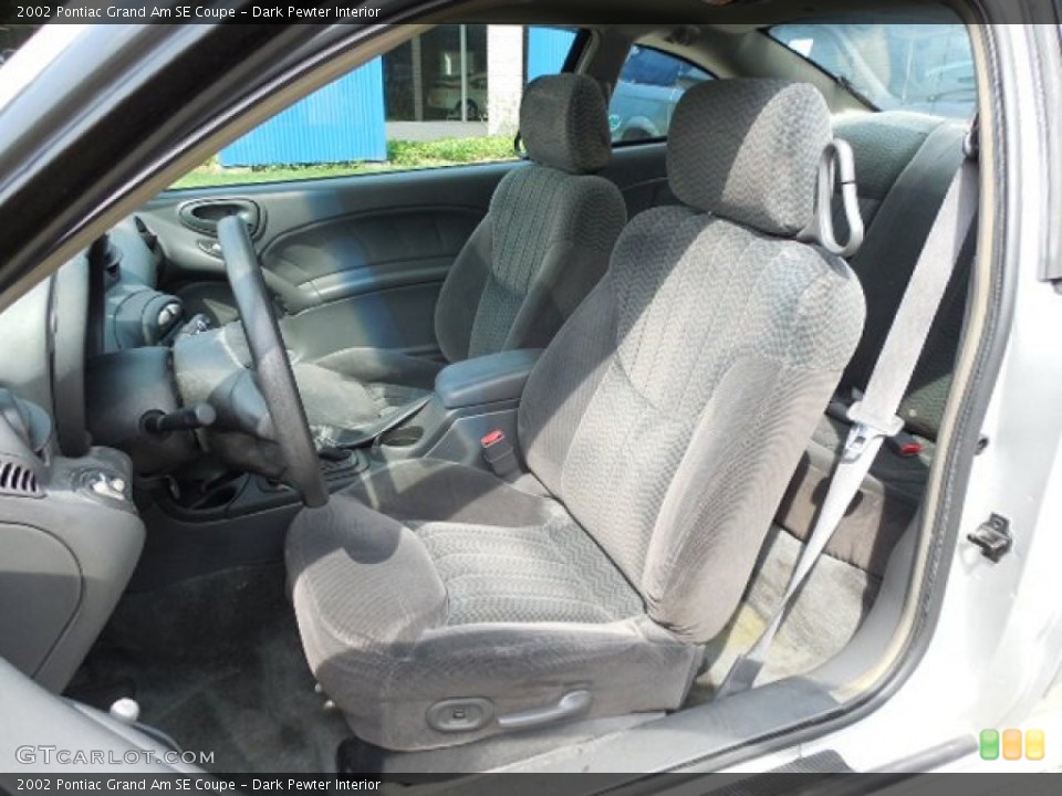 Dark Pewter Interior Front Seat for the 2002 Pontiac Grand Am SE Coupe #81357403
