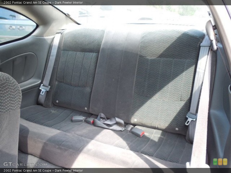Dark Pewter Interior Rear Seat for the 2002 Pontiac Grand Am SE Coupe #81357426