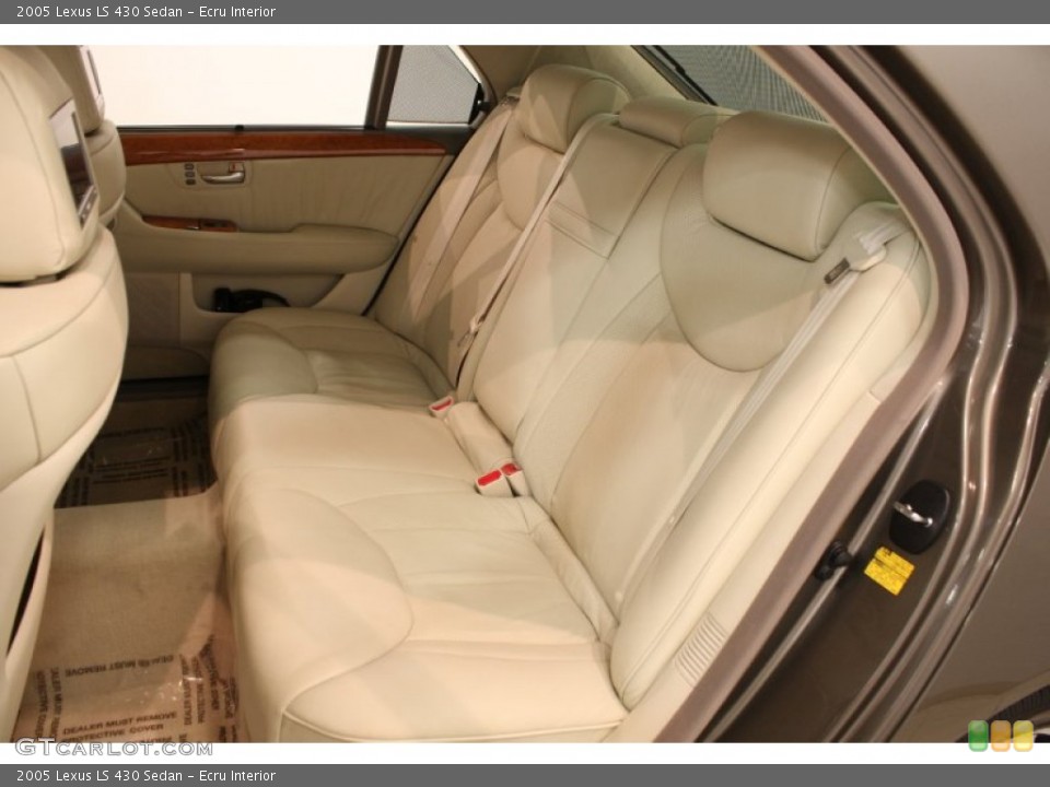Ecru Interior Rear Seat for the 2005 Lexus LS 430 Sedan #81357462