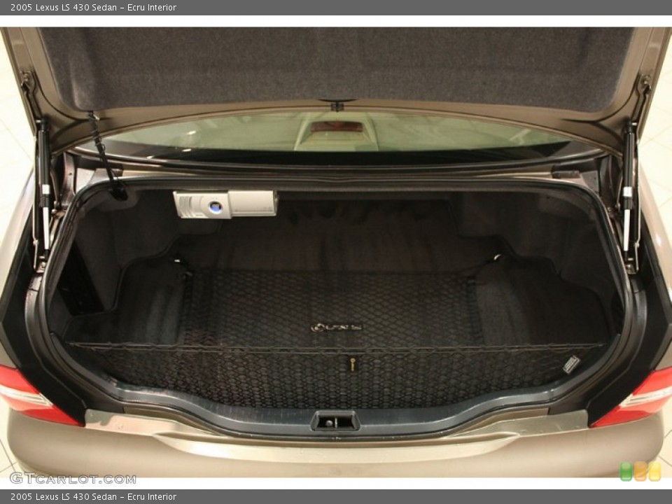 Ecru Interior Trunk for the 2005 Lexus LS 430 Sedan #81357653