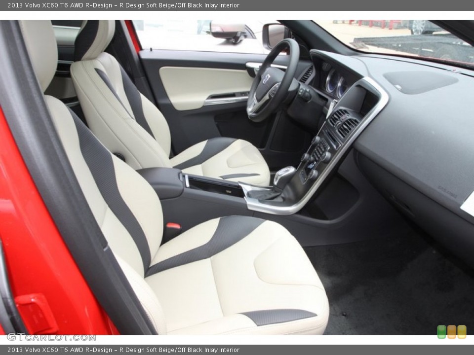 R Design Soft Beige/Off Black Inlay 2013 Volvo XC60 Interiors