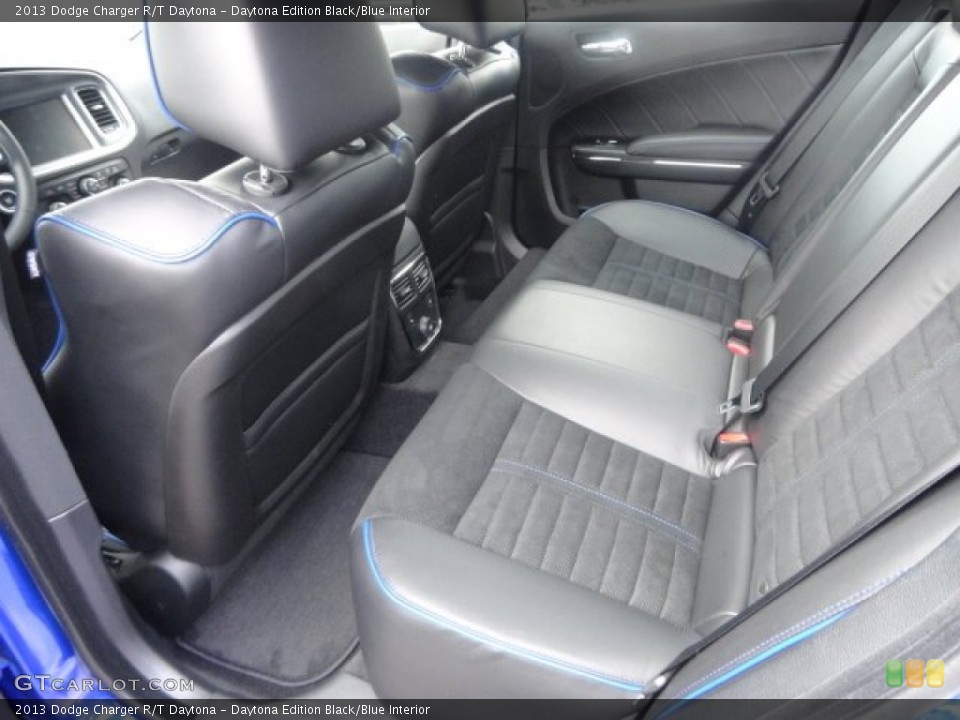 Daytona Edition Black/Blue Interior Rear Seat for the 2013 Dodge Charger R/T Daytona #81358507