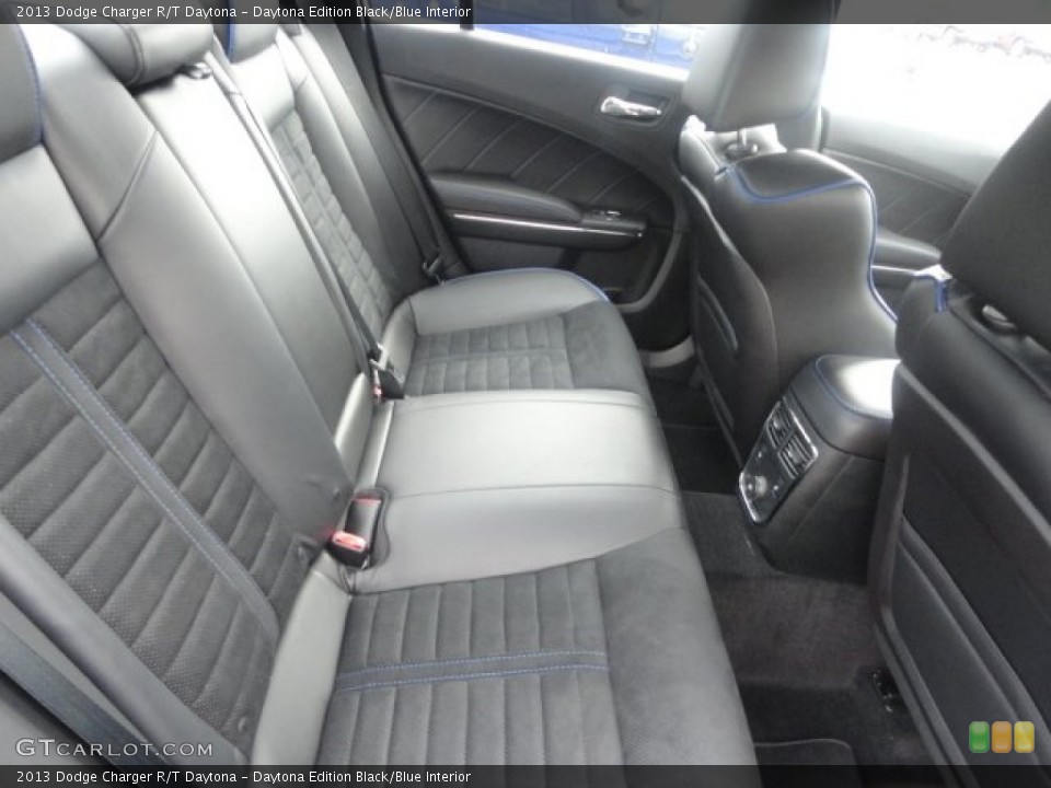 Daytona Edition Black/Blue Interior Rear Seat for the 2013 Dodge Charger R/T Daytona #81358590