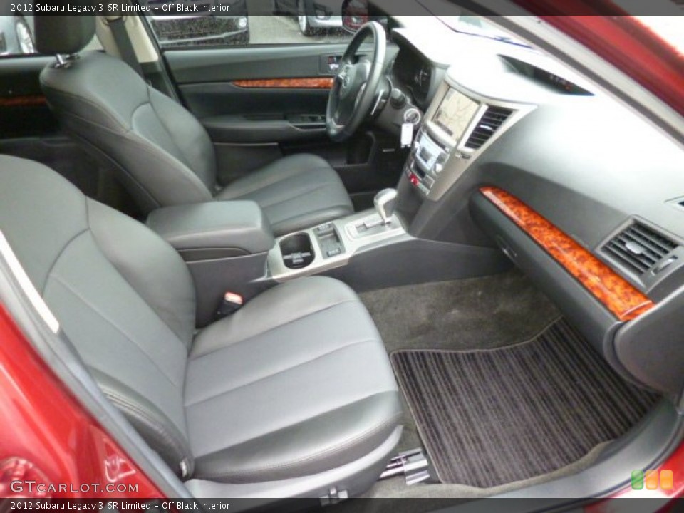 Off Black Interior Photo for the 2012 Subaru Legacy 3.6R Limited #81359511
