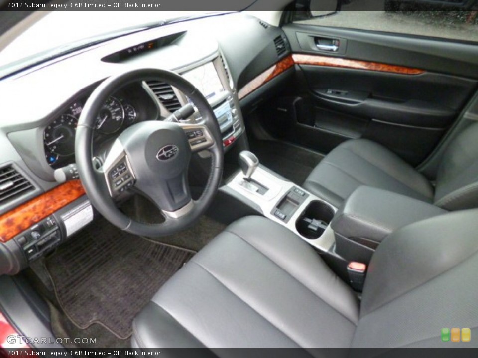 Off Black Interior Prime Interior for the 2012 Subaru Legacy 3.6R Limited #81359628
