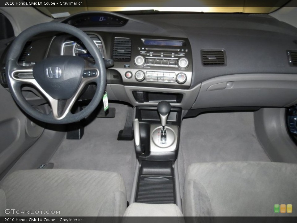 Gray Interior Dashboard for the 2010 Honda Civic LX Coupe #81359900