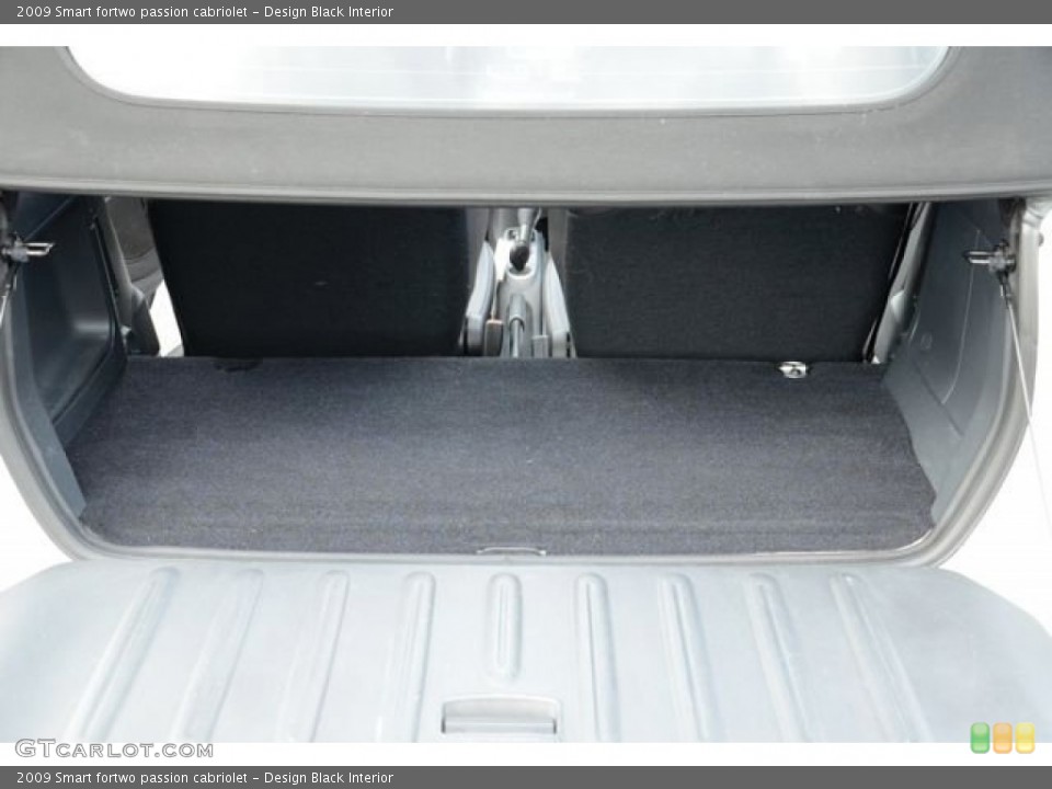 Design Black Interior Trunk for the 2009 Smart fortwo passion cabriolet #81360192