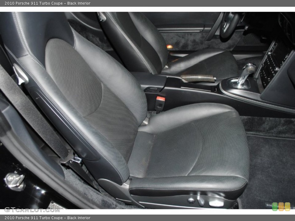 Black Interior Front Seat for the 2010 Porsche 911 Turbo Coupe #81362094