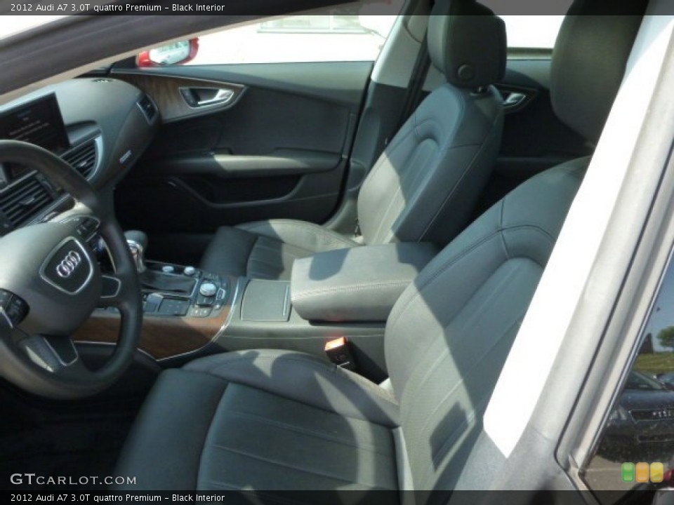 Black Interior Photo for the 2012 Audi A7 3.0T quattro Premium #81362805