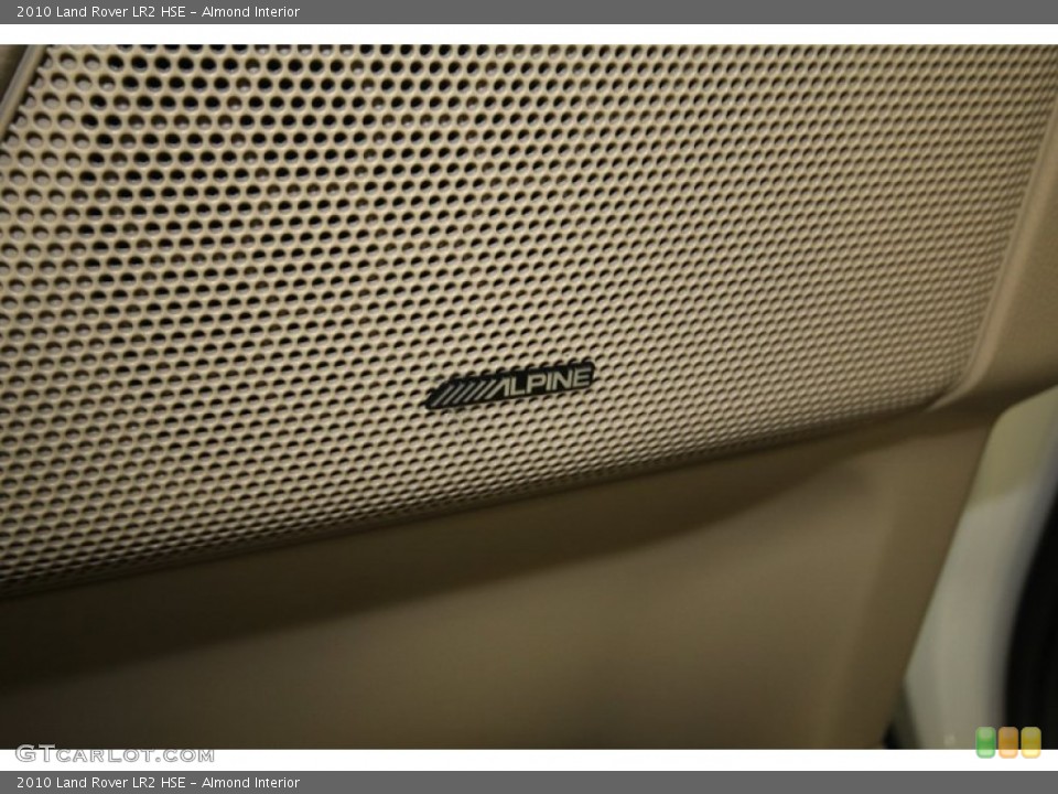 Almond Interior Audio System for the 2010 Land Rover LR2 HSE #81363810