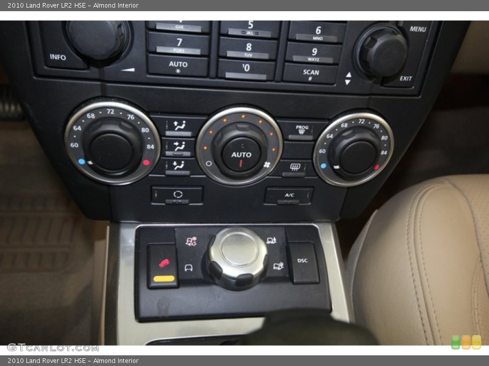 Almond Interior Controls for the 2010 Land Rover LR2 HSE #81363942