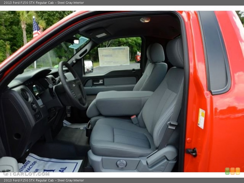 Steel Gray Interior Photo for the 2013 Ford F150 STX Regular Cab #81365517
