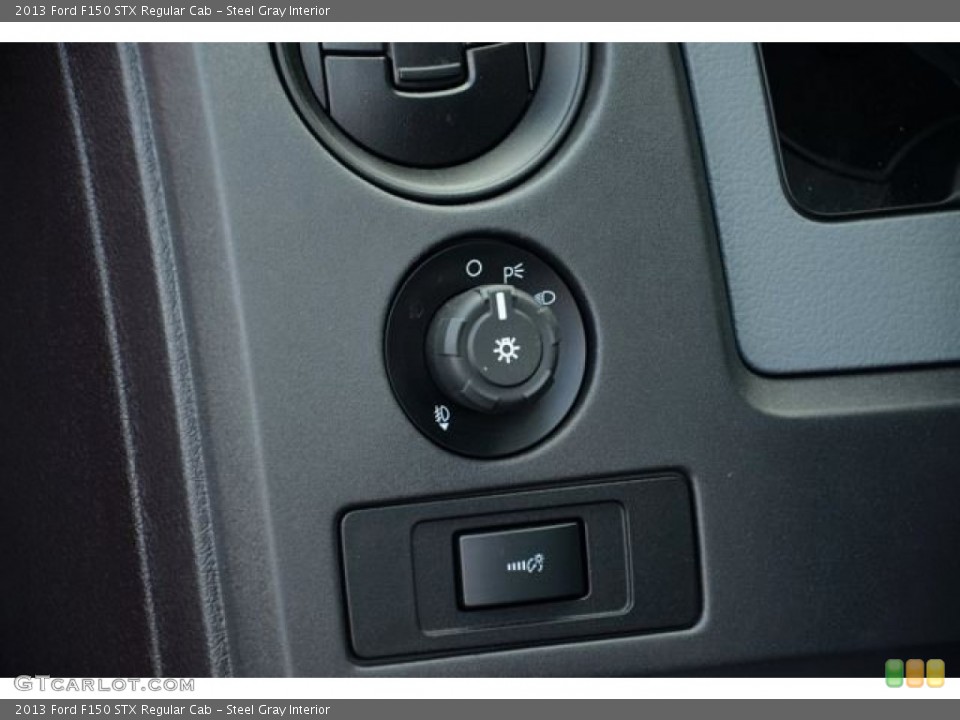 Steel Gray Interior Controls for the 2013 Ford F150 STX Regular Cab #81365535
