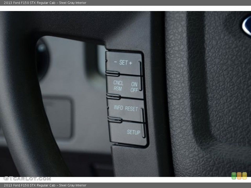 Steel Gray Interior Controls for the 2013 Ford F150 STX Regular Cab #81365597