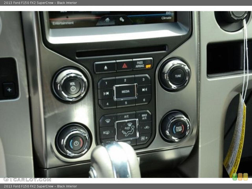 Black Interior Controls for the 2013 Ford F150 FX2 SuperCrew #81367596
