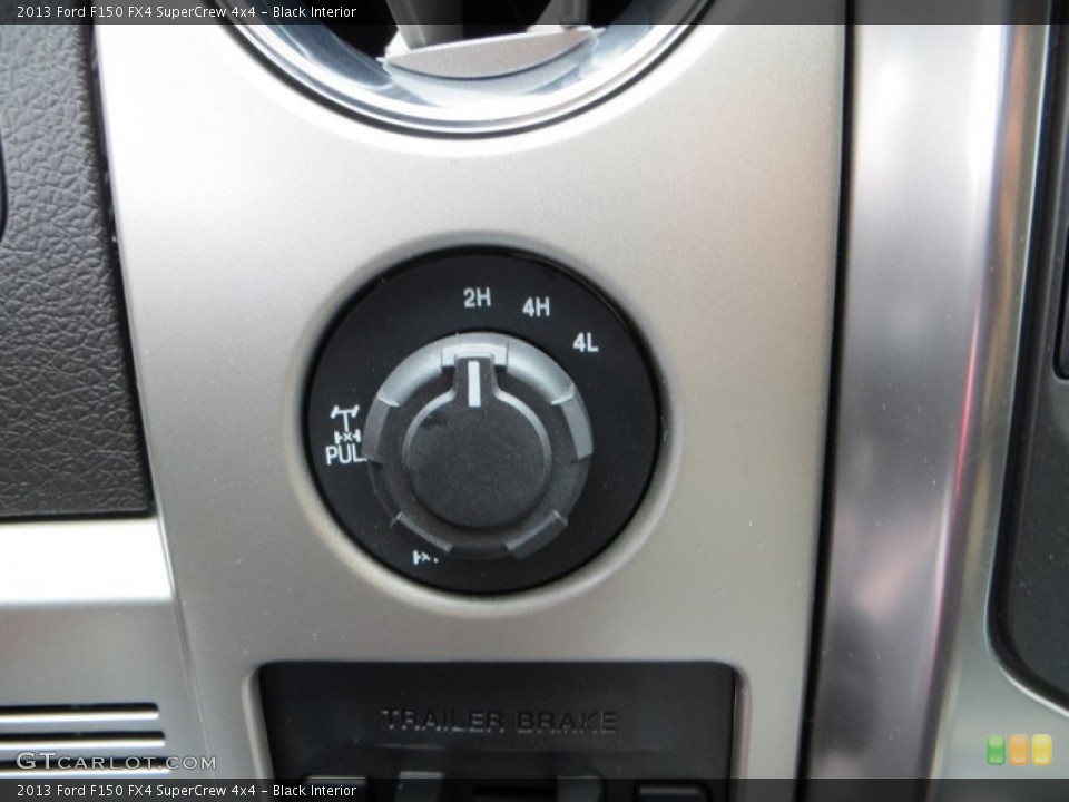 Black Interior Controls for the 2013 Ford F150 FX4 SuperCrew 4x4 #81367876