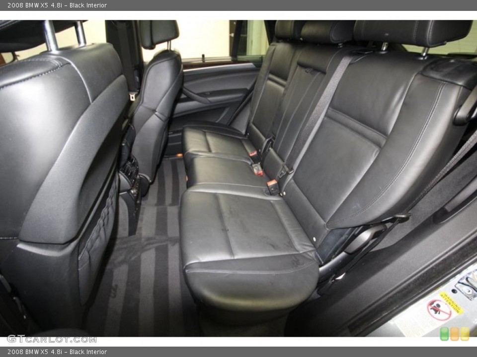 Black Interior Rear Seat for the 2008 BMW X5 4.8i #81368073