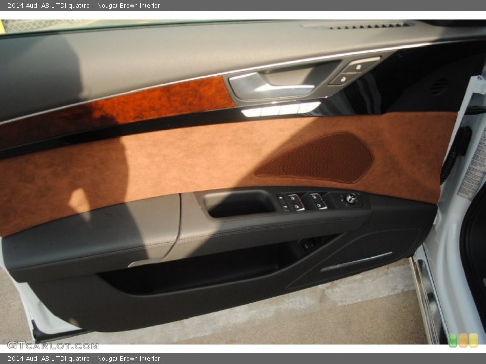 Nougat Brown Interior Door Panel for the 2014 Audi A8 L TDI quattro #81369283