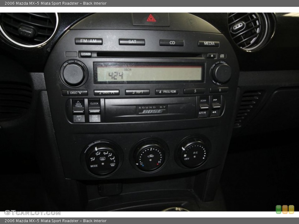 Black Interior Audio System for the 2006 Mazda MX-5 Miata Sport Roadster #81369387